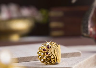 Antique Rings in gold 916 22kt hallmark gold good design narenkumar jewellers Kandivali