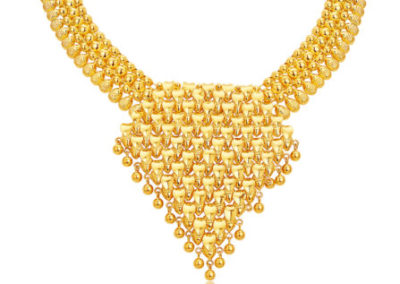 Nivara Gold Yellow Necklace Narenkumar Jewellers