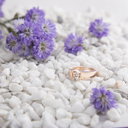 Designer certified diamond ring for men